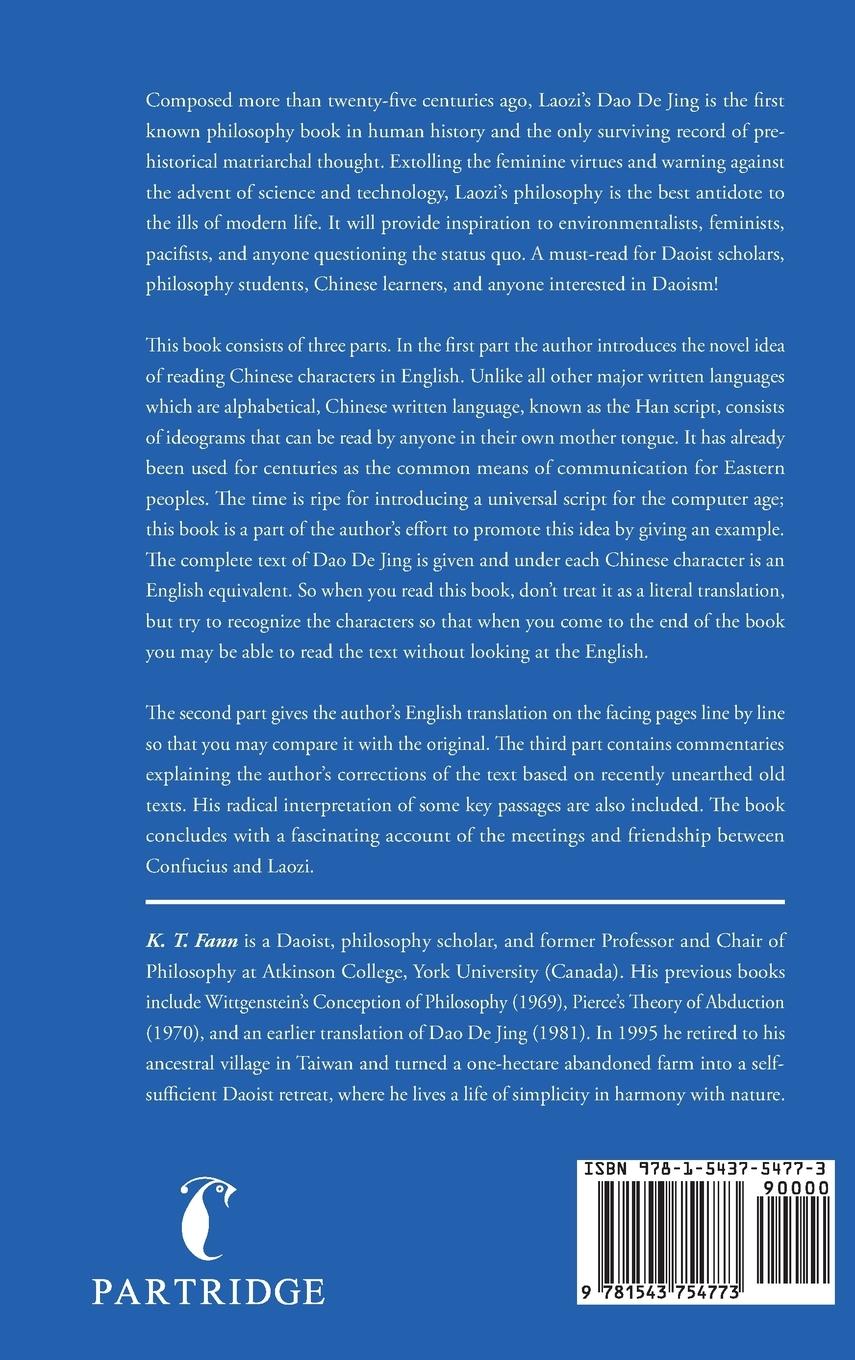 Rückseitencover Reading "Dao De Jing" in English