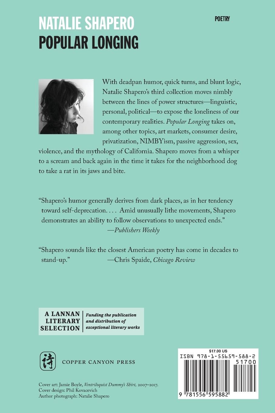 Rückseitencover Popular Longing