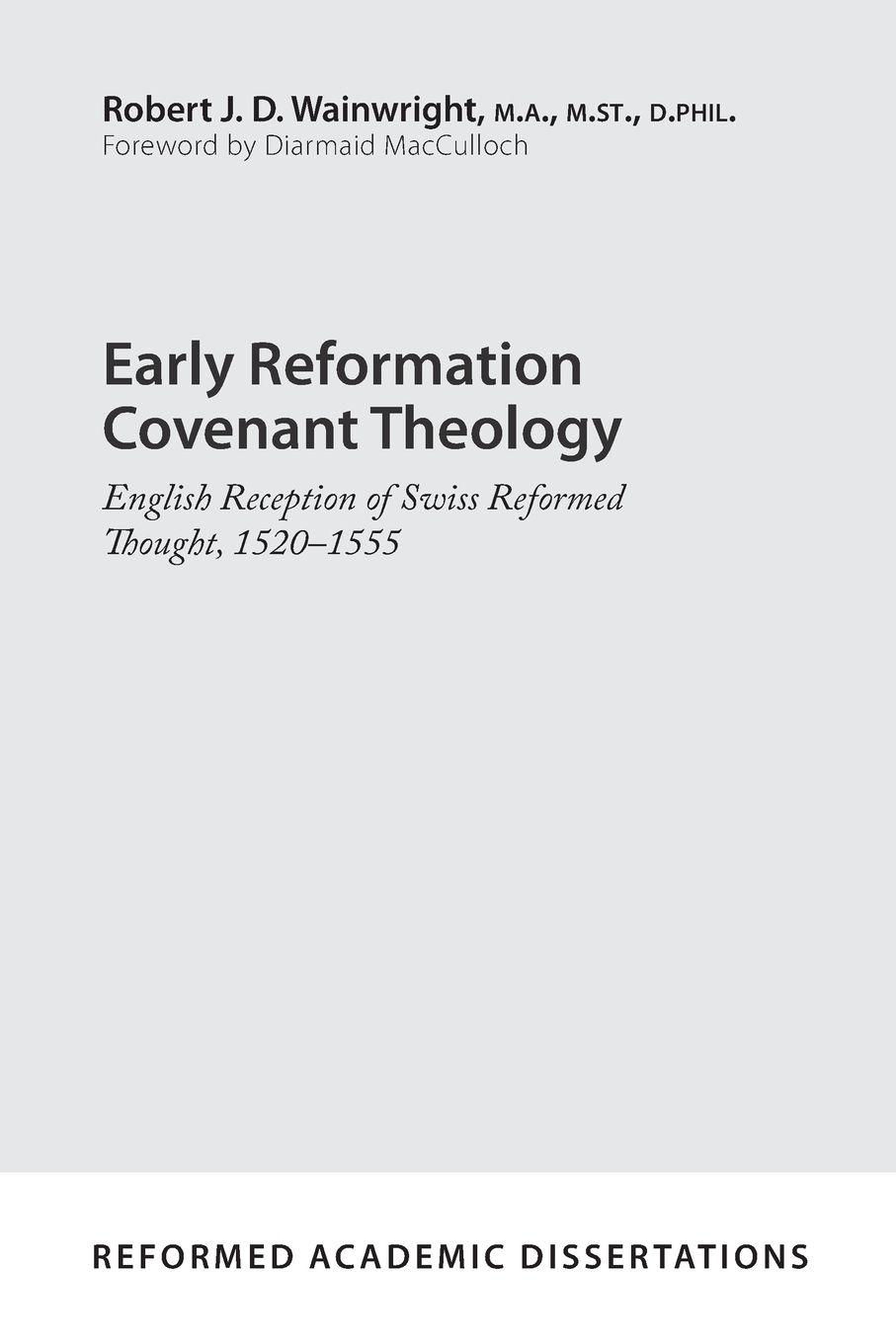 Vorderes Coverbild Early Reformation Covenant Theology