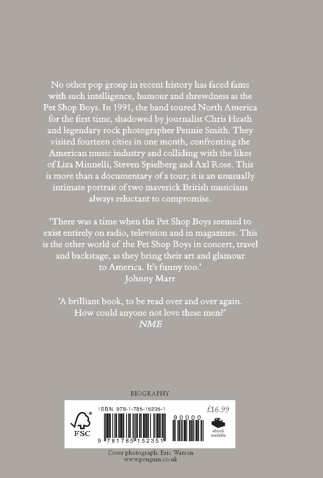 Rückseitencover Pet Shop Boys versus America