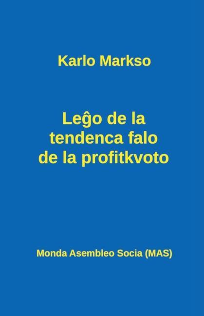 Vorderes Coverbild Le&#285;o de la tendenca falo de la profitkvoto