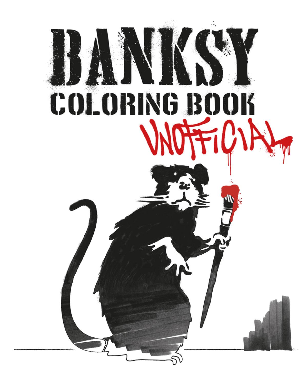 Vorderes Coverbild Banksy Coloring Book