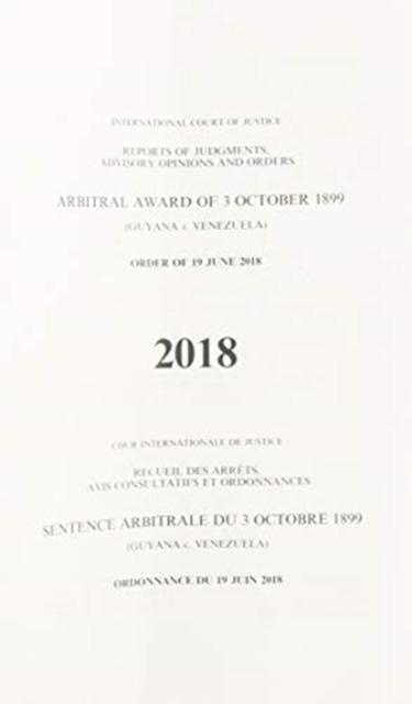 Vorderes Coverbild Reports of Judgments, Advisory Opinions and Orders