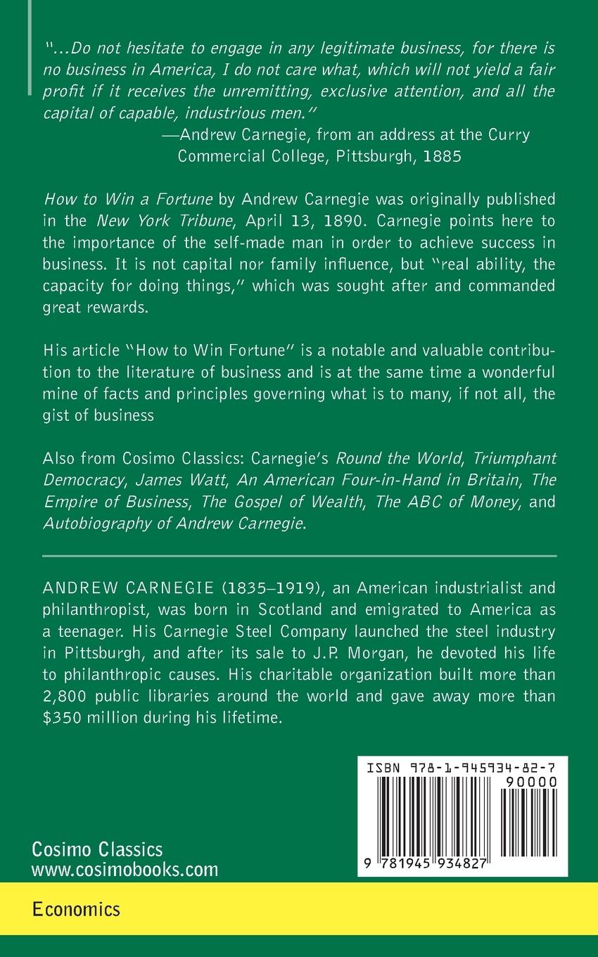 Rückseitencover How to Win a Fortune