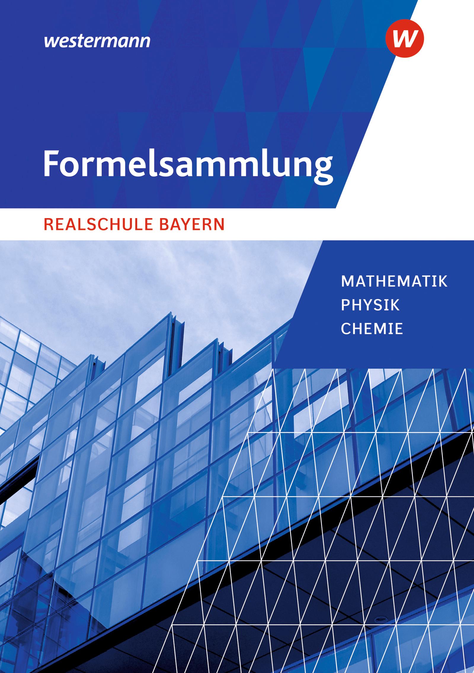 Vorderes Coverbild Mathematik. Formelsammlung. Realschulen in Bayern