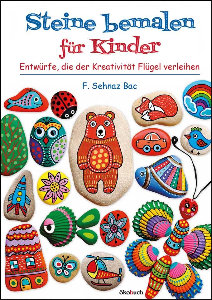 Vorderes Coverbild Steine bemalen für Kinder