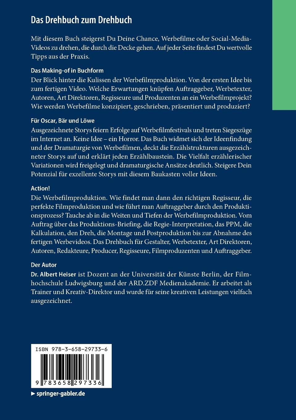 Rückseitencover Das Drehbuch zum Drehbuch