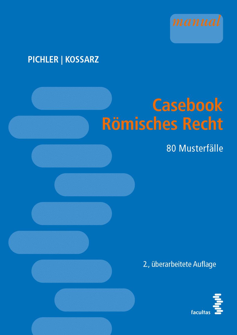 Vorderes Coverbild Casebook Römisches Recht