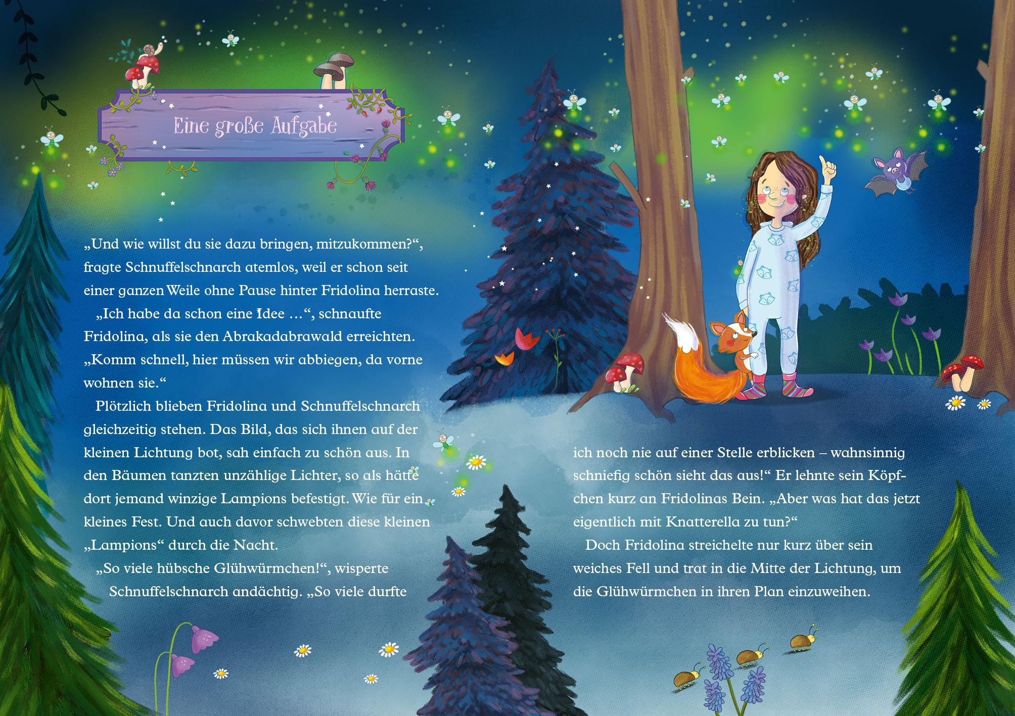 Beispielinhalt (Bild) Fridolina Himbeerkraut - Die Schlafanzug-Versammlung