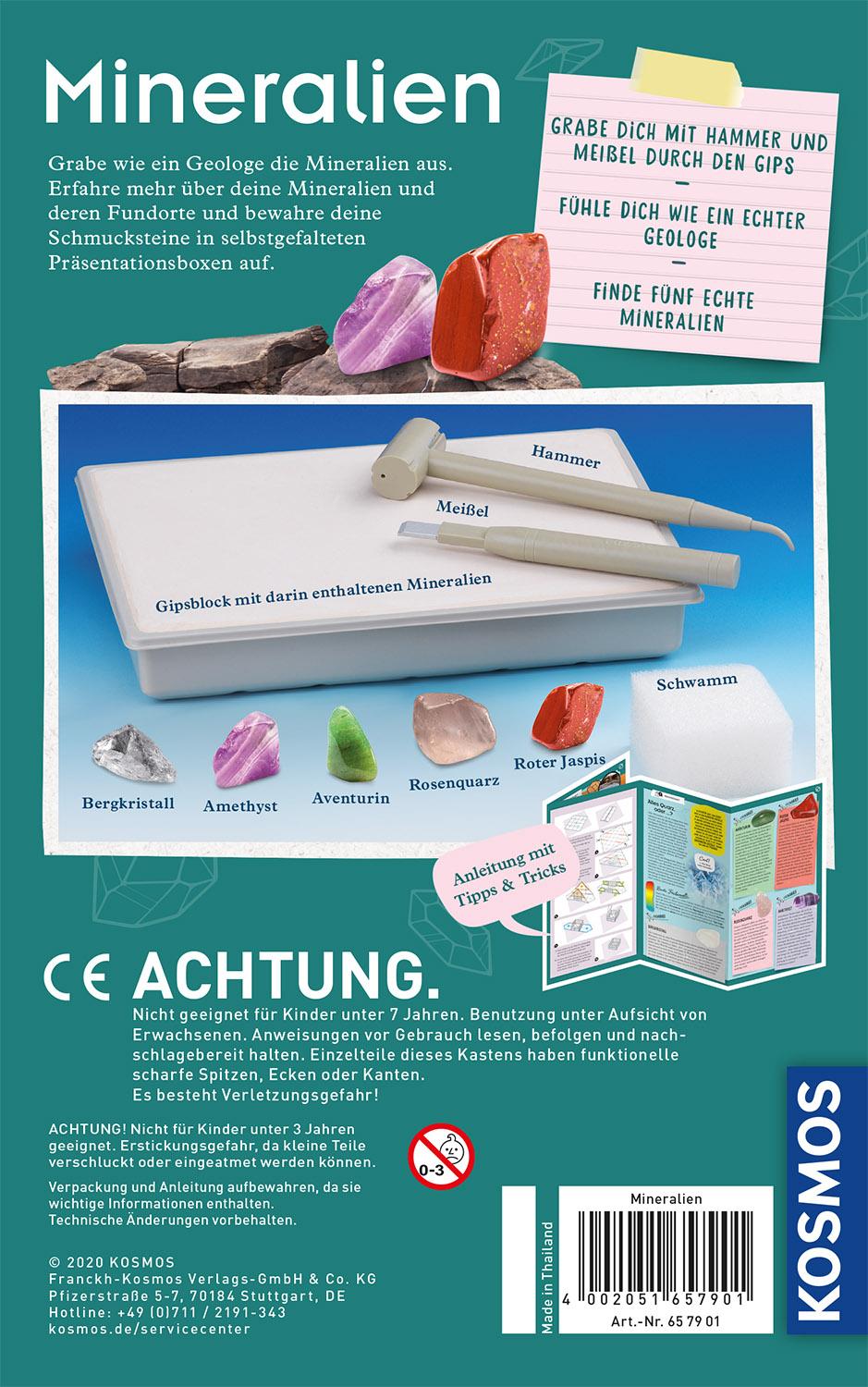 Rückseitencover Mineralien