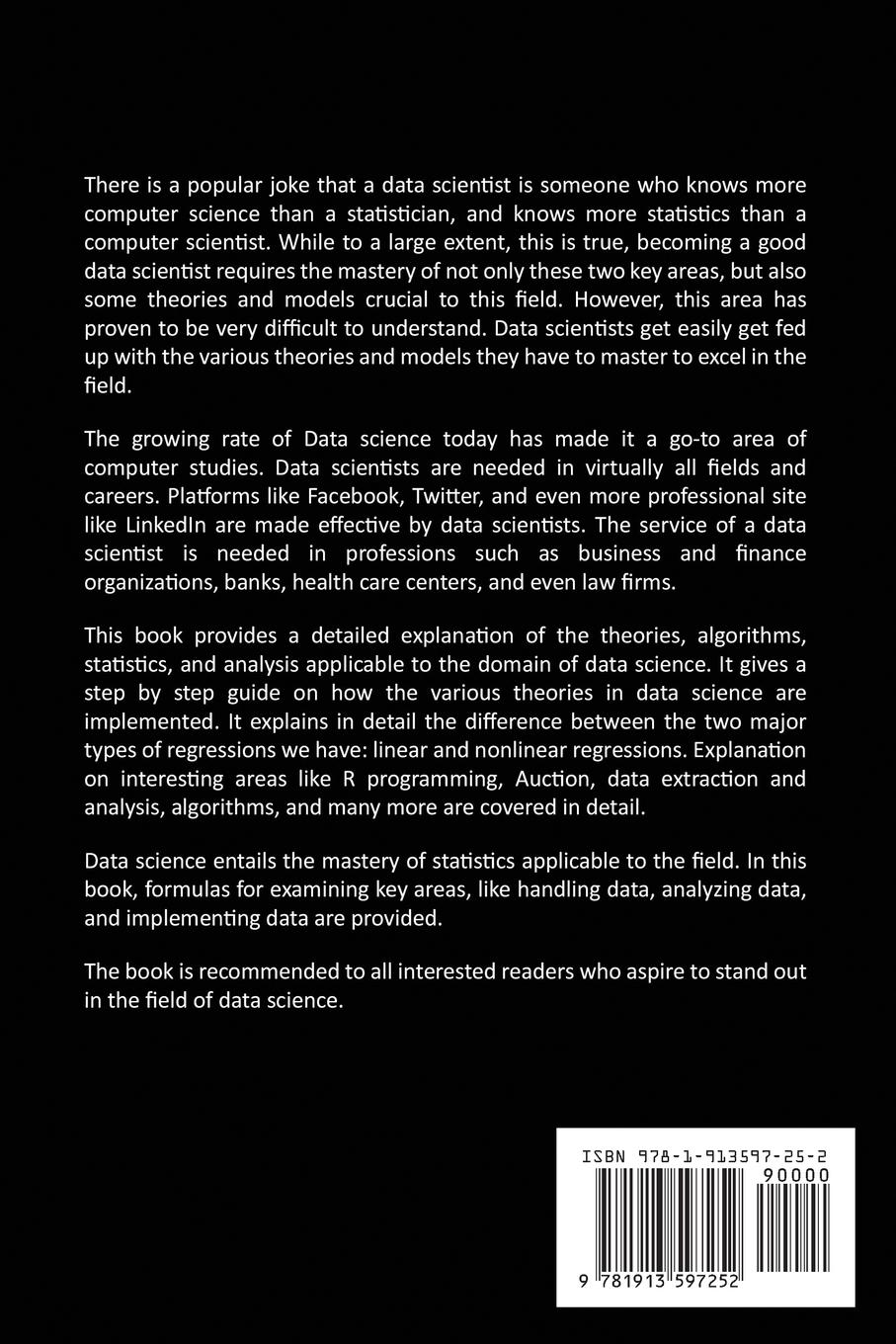 Rückseitencover Data Science