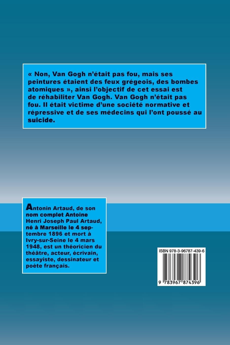 Rückseitencover Van Gogh le suicidé de la société