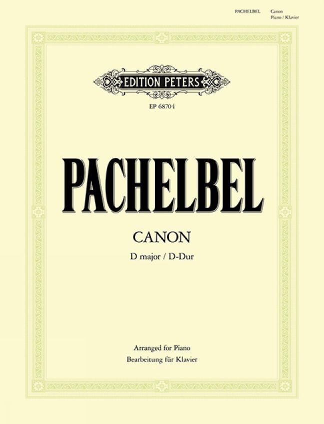 Vorderes Coverbild Canon D-Dur (Bearbeitung für Klavier zu 2 Händen)