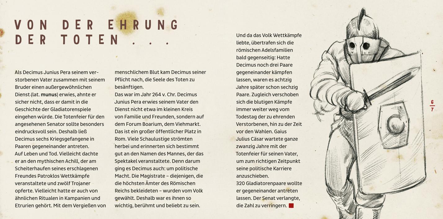 Beispielinhalt (Bild) Fred im alten Rom