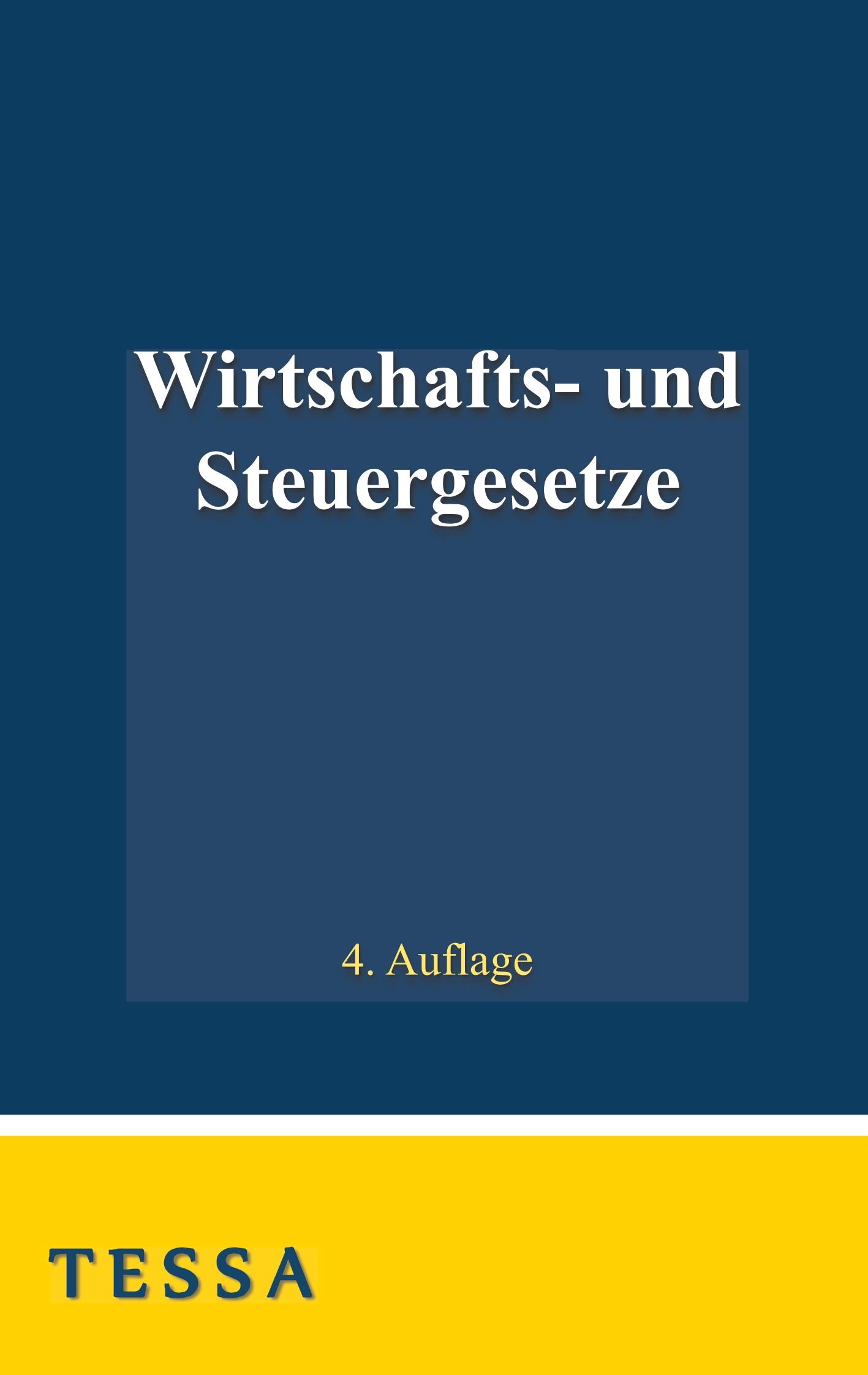 Vorderes Coverbild Wirtschafts- und Steuergesetze