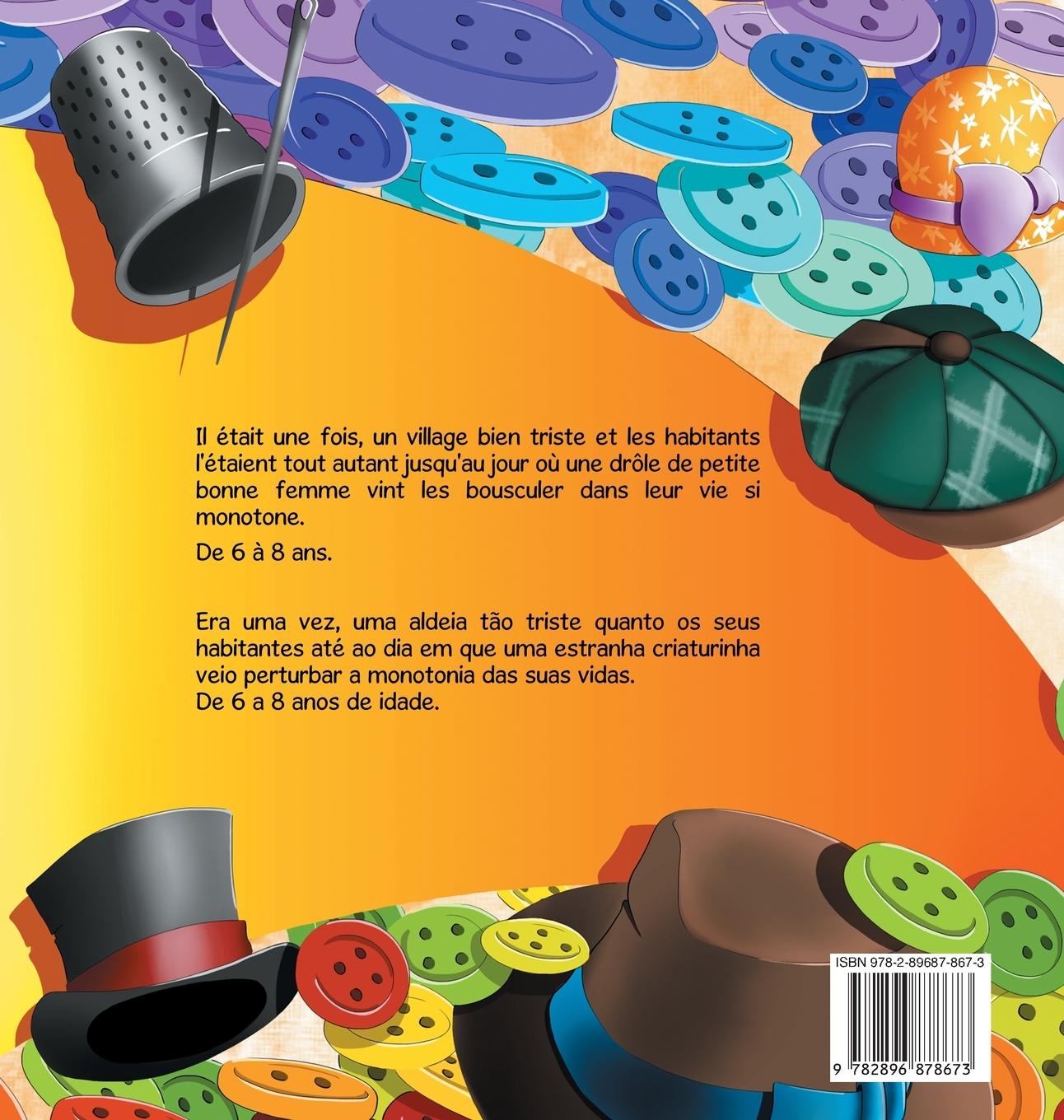 Rückseitencover Les Fabuleux Chapeaux de Margaux - Os Chapéus Fabulosos de Margaux