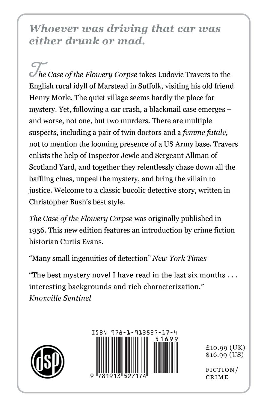 Rückseitencover The Case of the Flowery Corpse