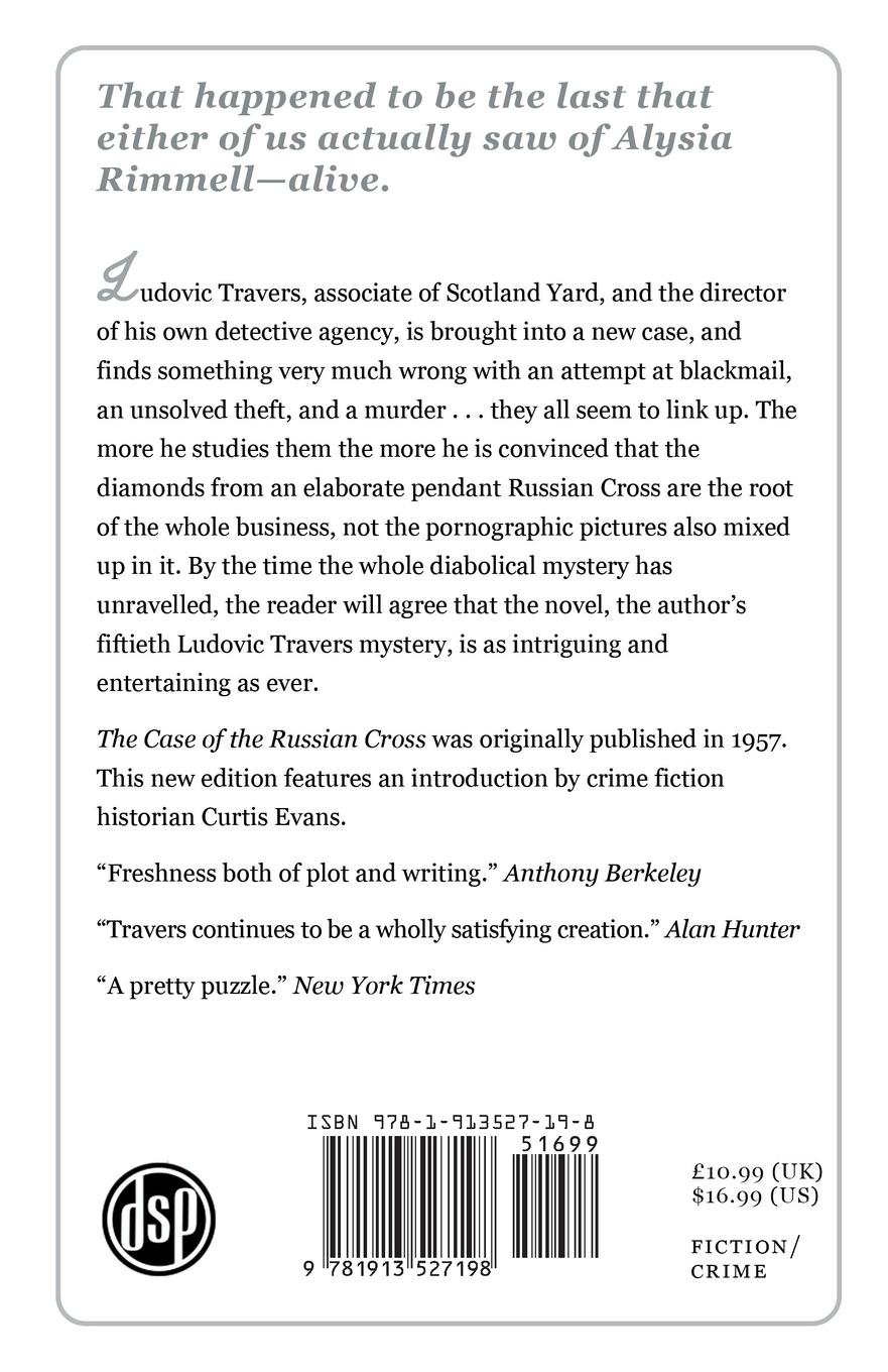 Rückseitencover The Case of the Russian Cross