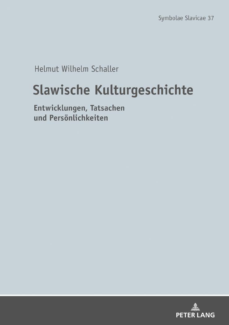 Vorderes Coverbild Slawische Kulturgeschichte