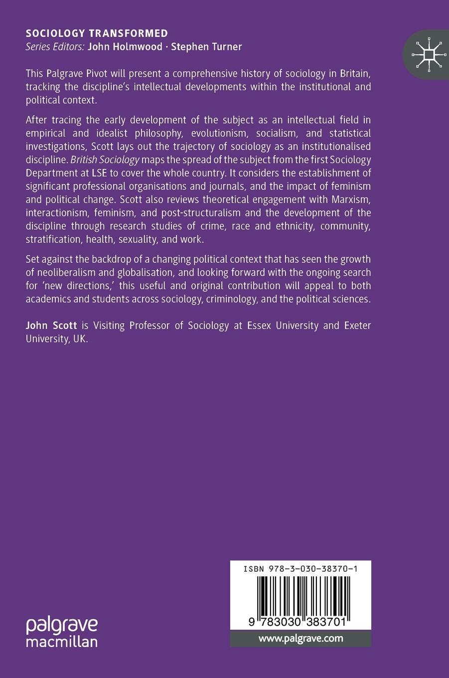 Rückseitencover British Sociology