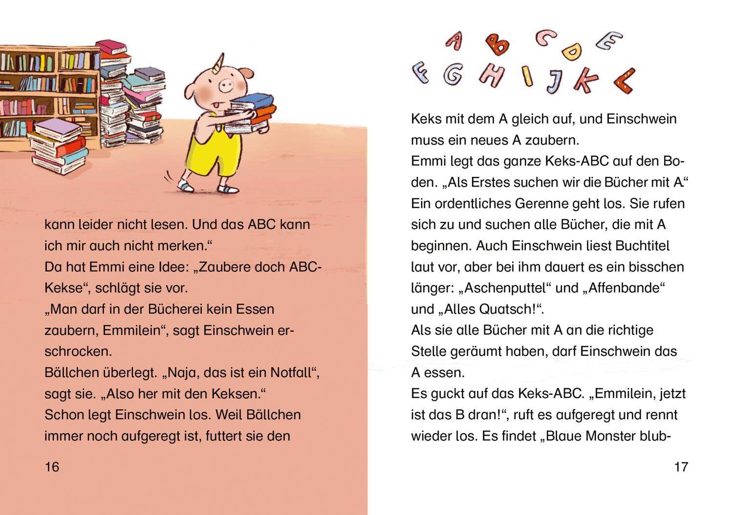 Beispielinhalt (Bild) Emmi & Einschwein. Lesen macht lustig