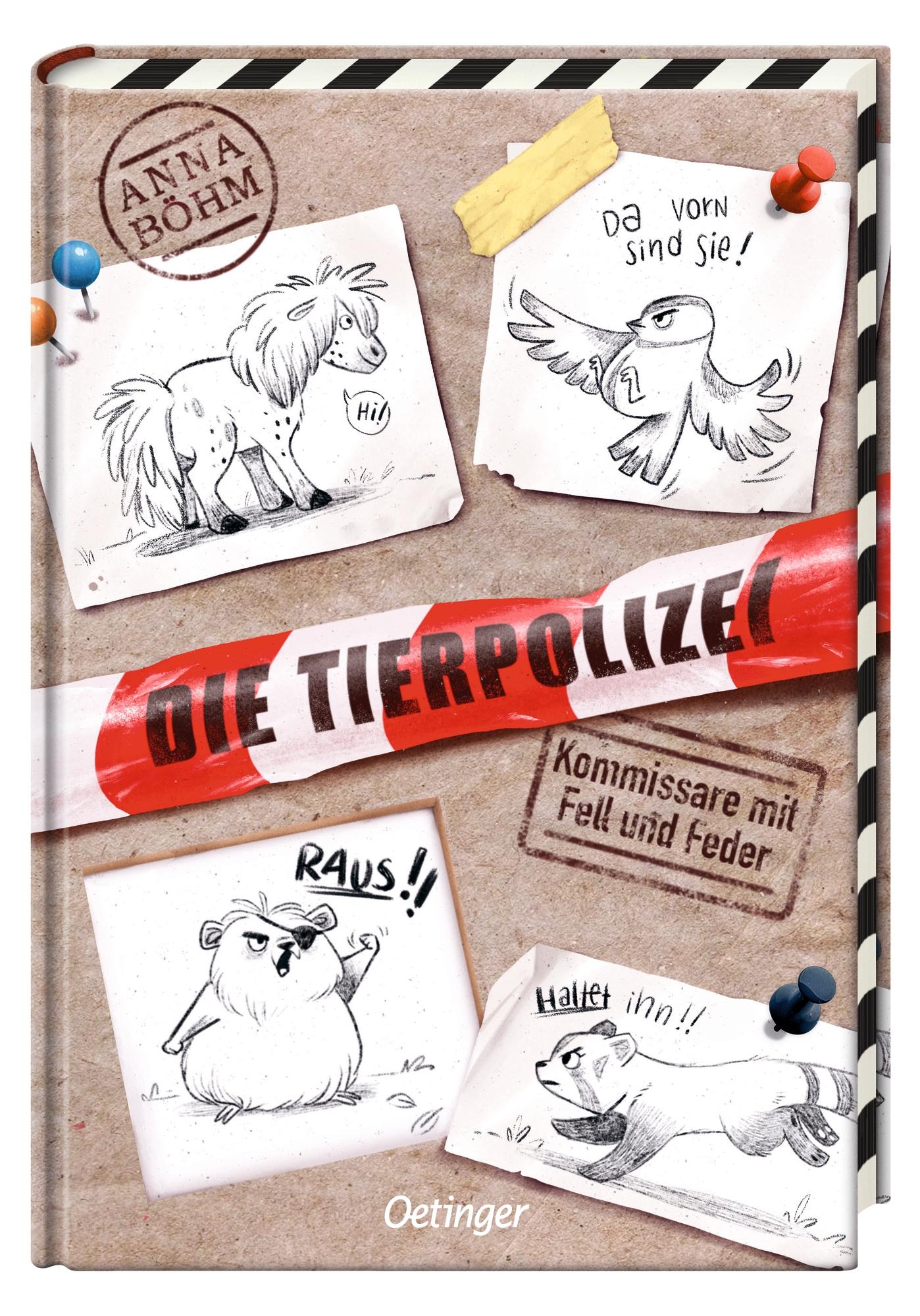 Beispielinhalt (Bild) Die Tierpolizei 1. Kommissare mit Fell und Feder
