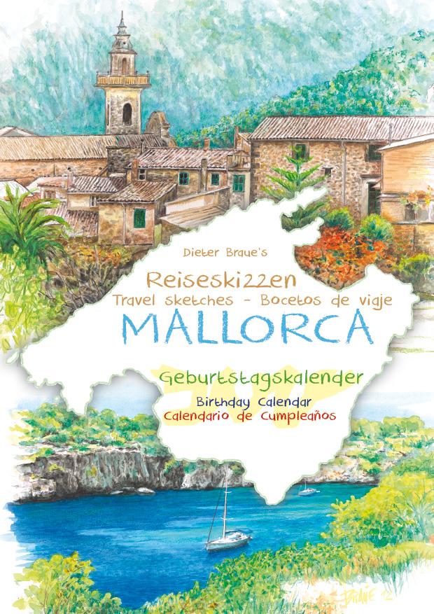 Vorderes Coverbild Geburtstagskalender Mallorca