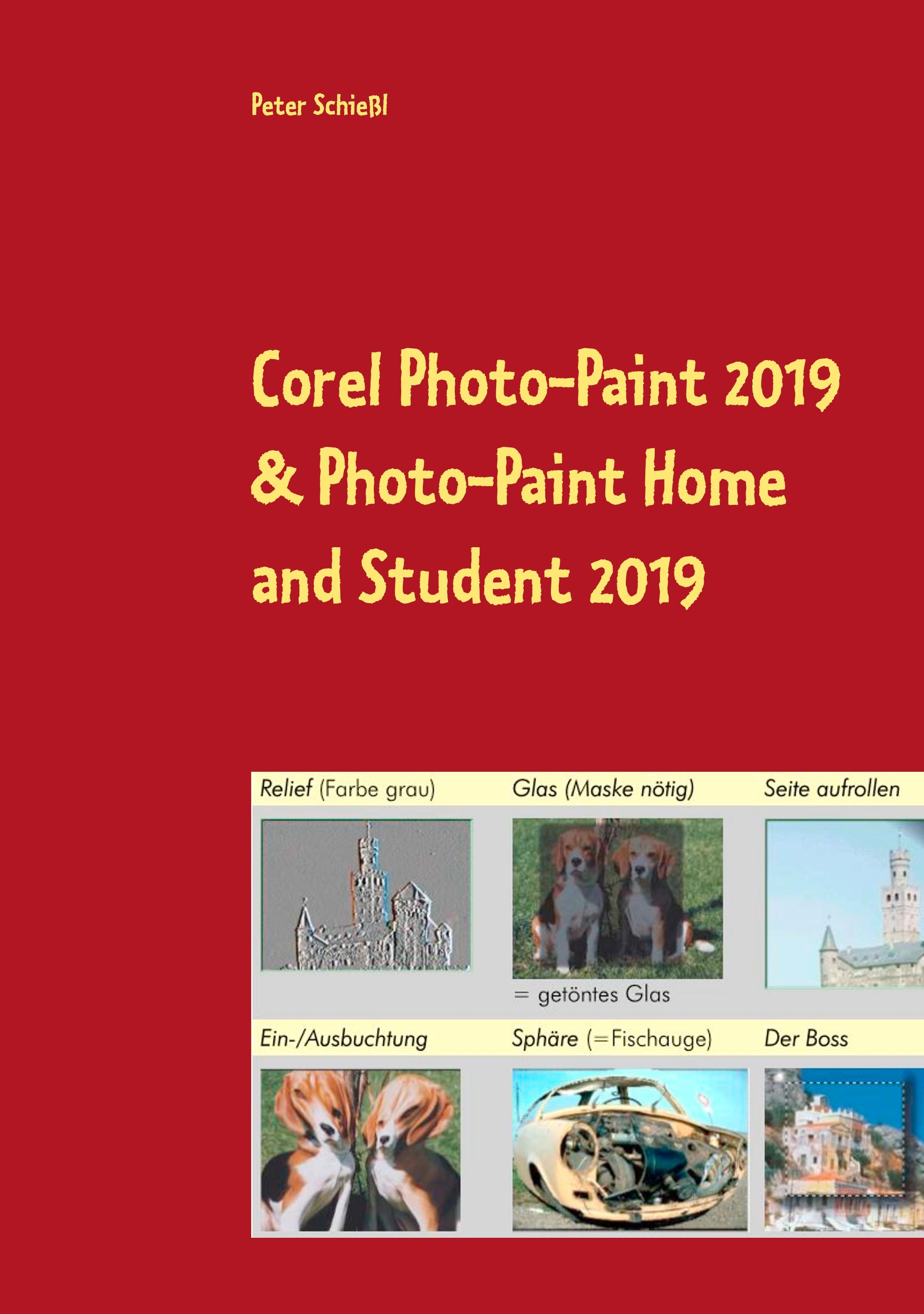 Vorderes Coverbild Corel Photo-Paint 2019 & Photo-Paint Home and Student 2019