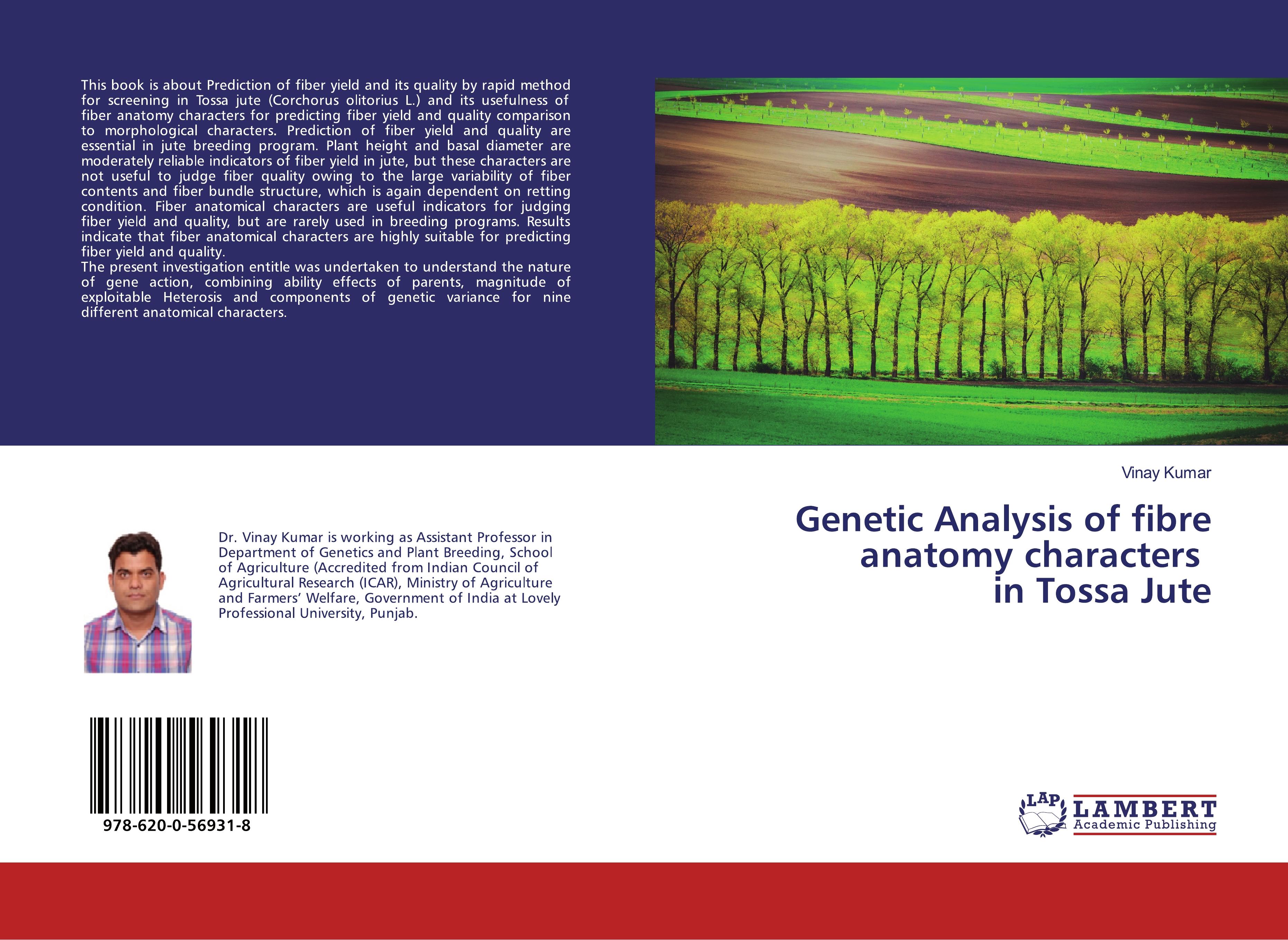 Vorderes Coverbild Genetic Analysis of fibre anatomy characters in Tossa Jute