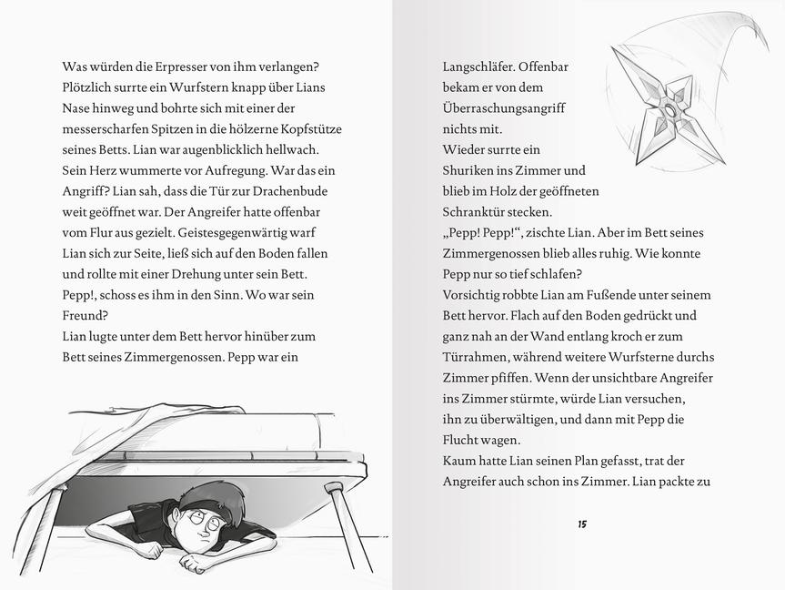 Beispielinhalt (Bild) Dragon Ninjas, Band 3: Der Drache des Himmels