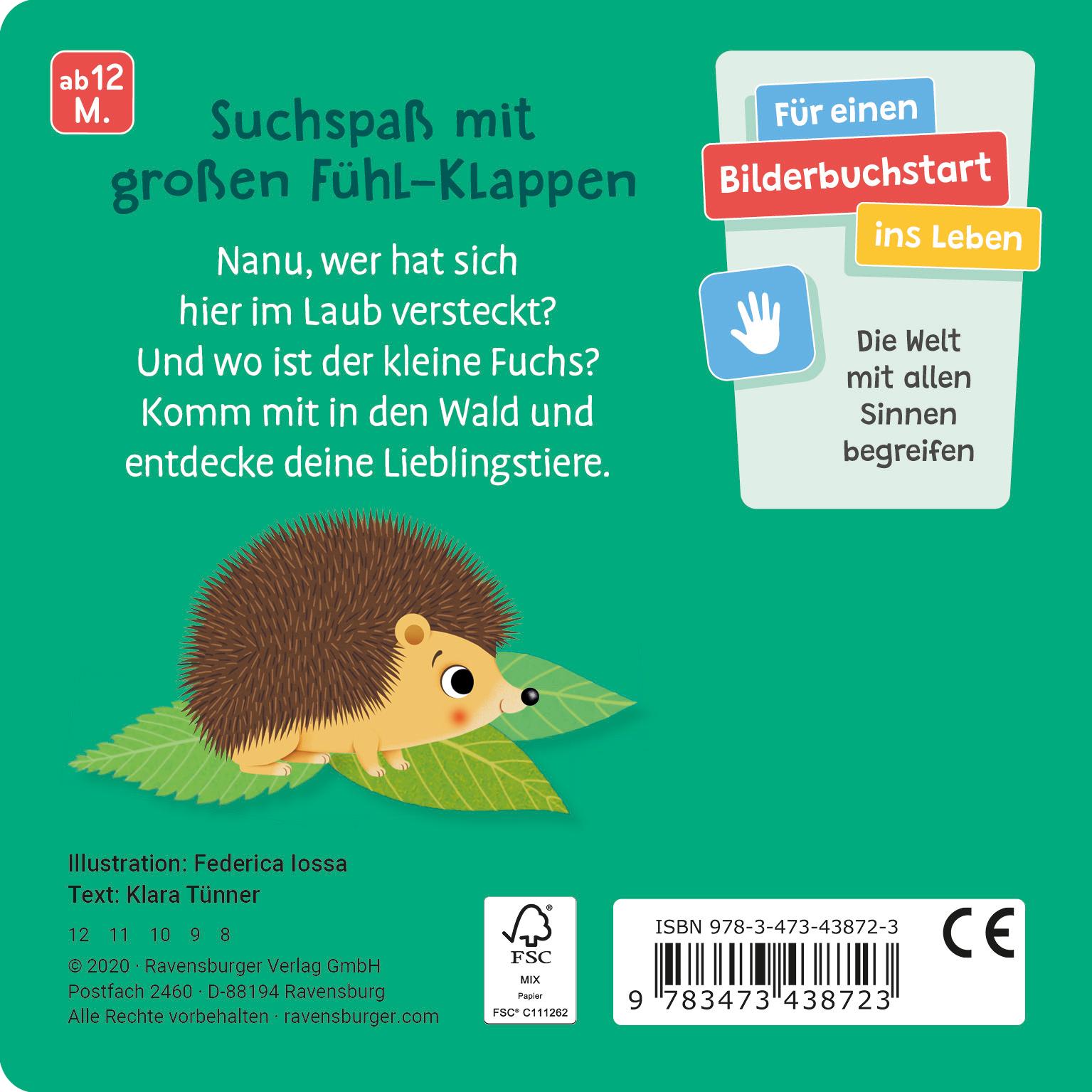 Rückseitencover Wo bist du, kleiner Fuchs?