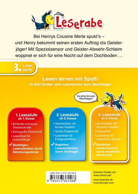 Beispielinhalt (Bild) Leserabe - 3. Lesestufe: Henry & Hobbs. Geisterjäger