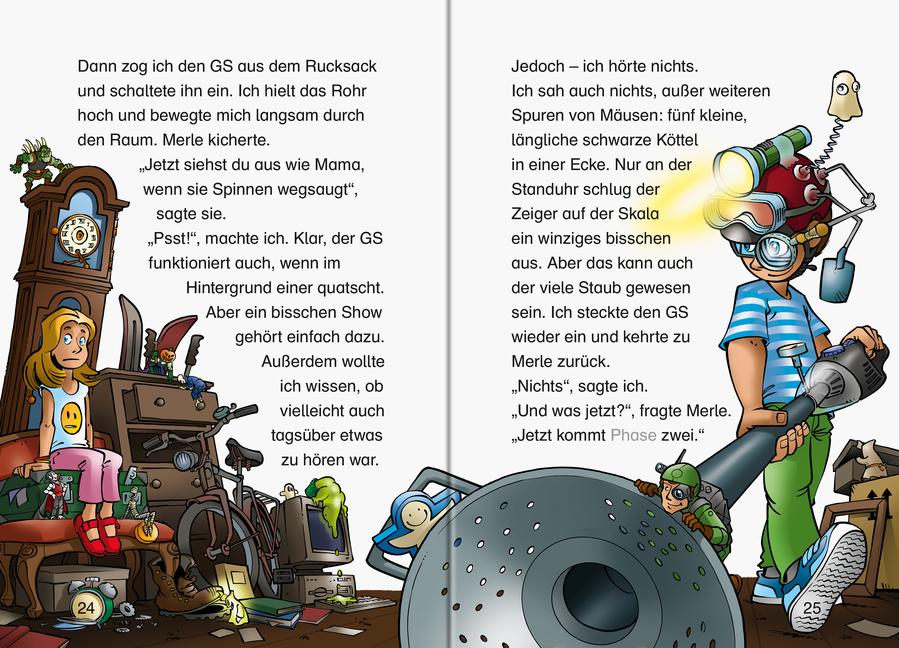 Beispielinhalt (Bild) Leserabe - 3. Lesestufe: Henry & Hobbs. Geisterjäger