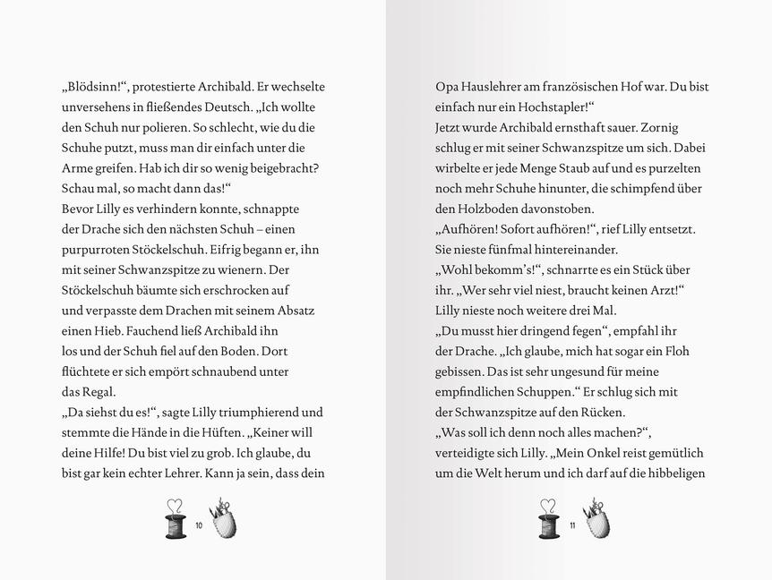 Beispielinhalt (Bild) Lillys magische Schuhe, Band 1: Die geheime Werkstatt
