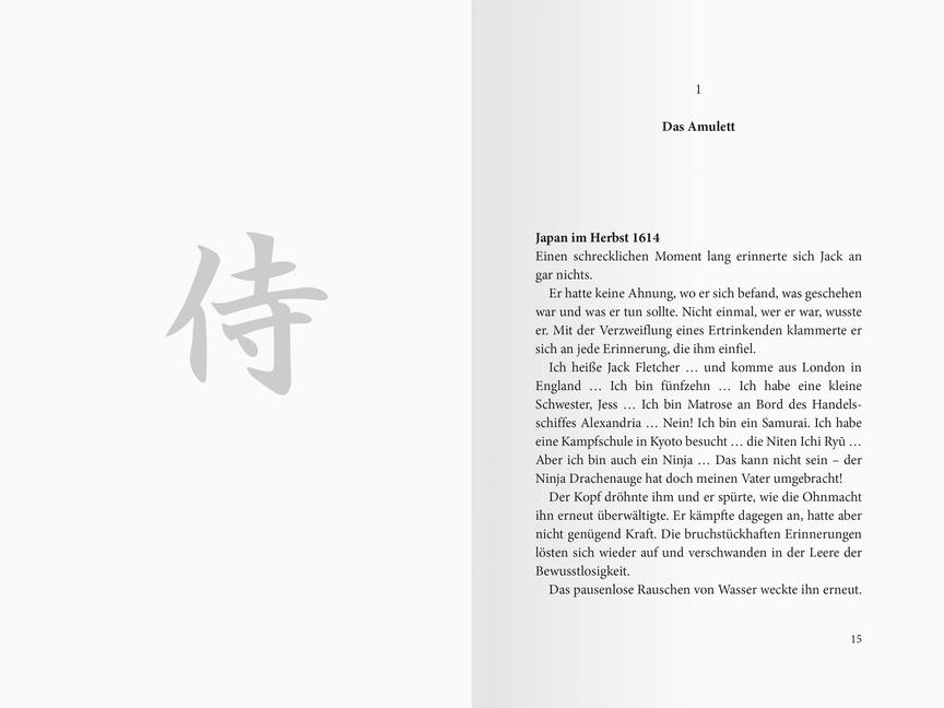 Beispielinhalt (Bild) Samurai, Band 5: Der Ring des Wassers