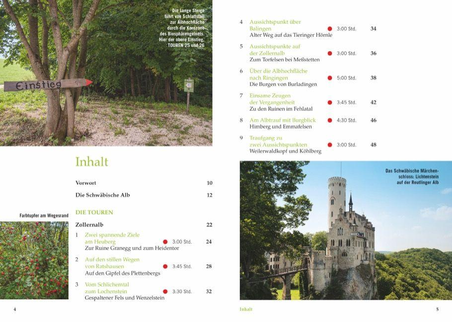 Beispielinhalt (Bild) Vergessene Pfade Schwäbische Alb