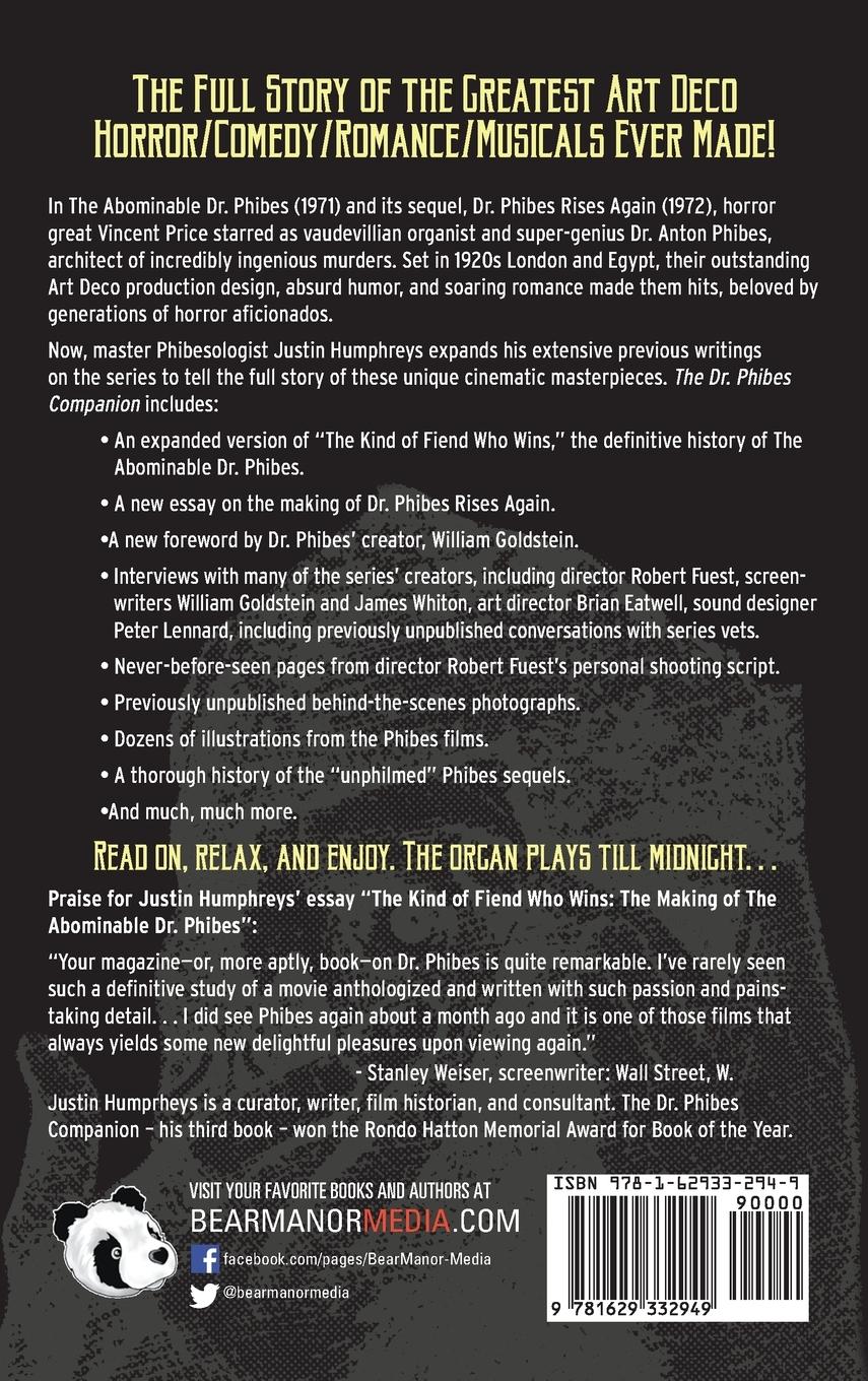 Rückseitencover The Dr. Phibes Companion
