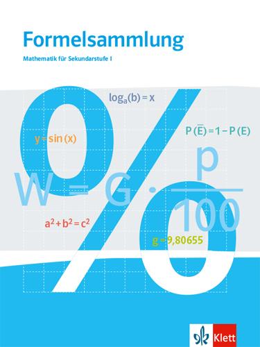 Vorderes Coverbild Formelsammlung Mathematik für Sekundarstufe I. Klasse 5 - 10. Ausgabe Baden-Württemberg