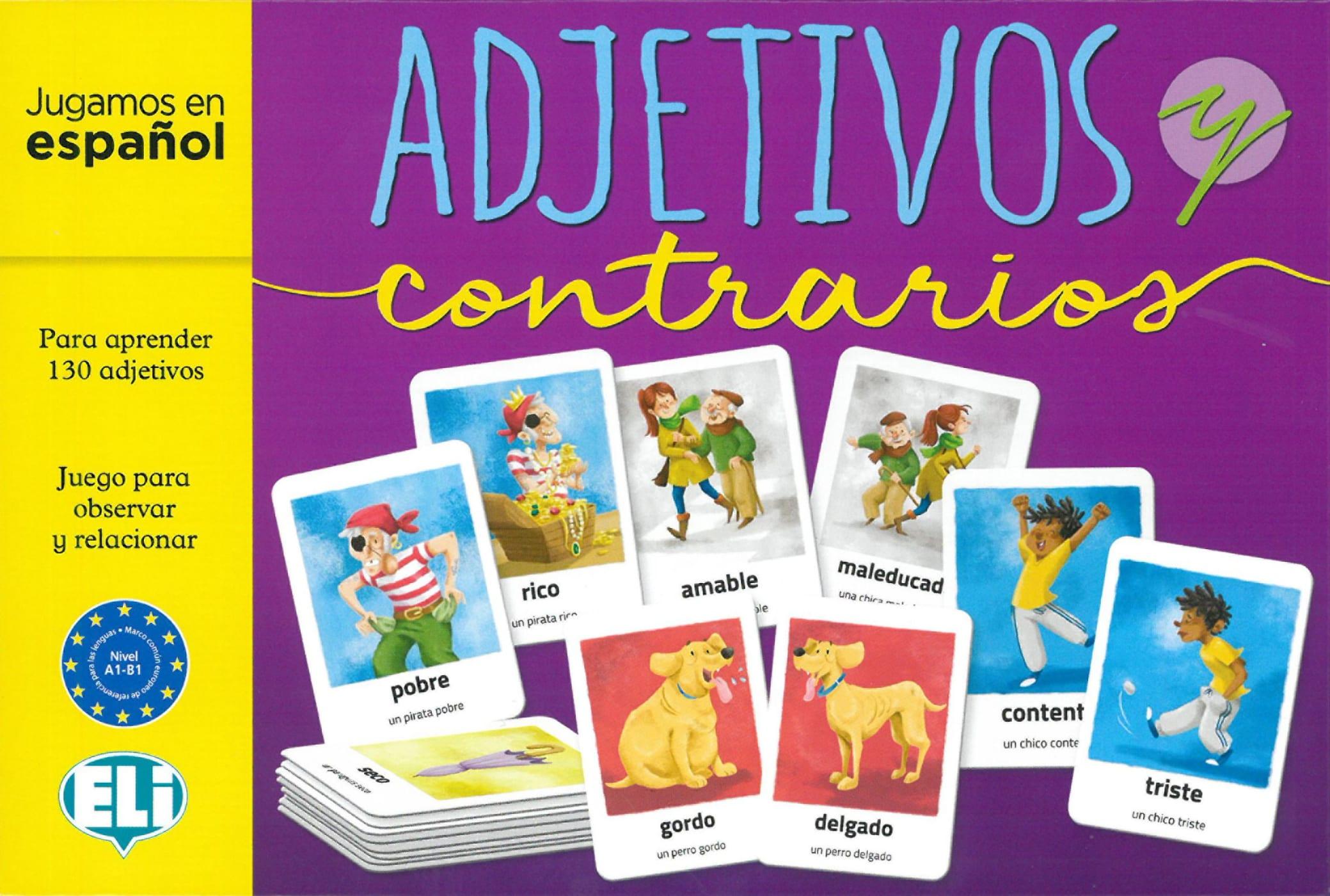 Vorderes Coverbild Adjetivos y contrarios. Gamebox