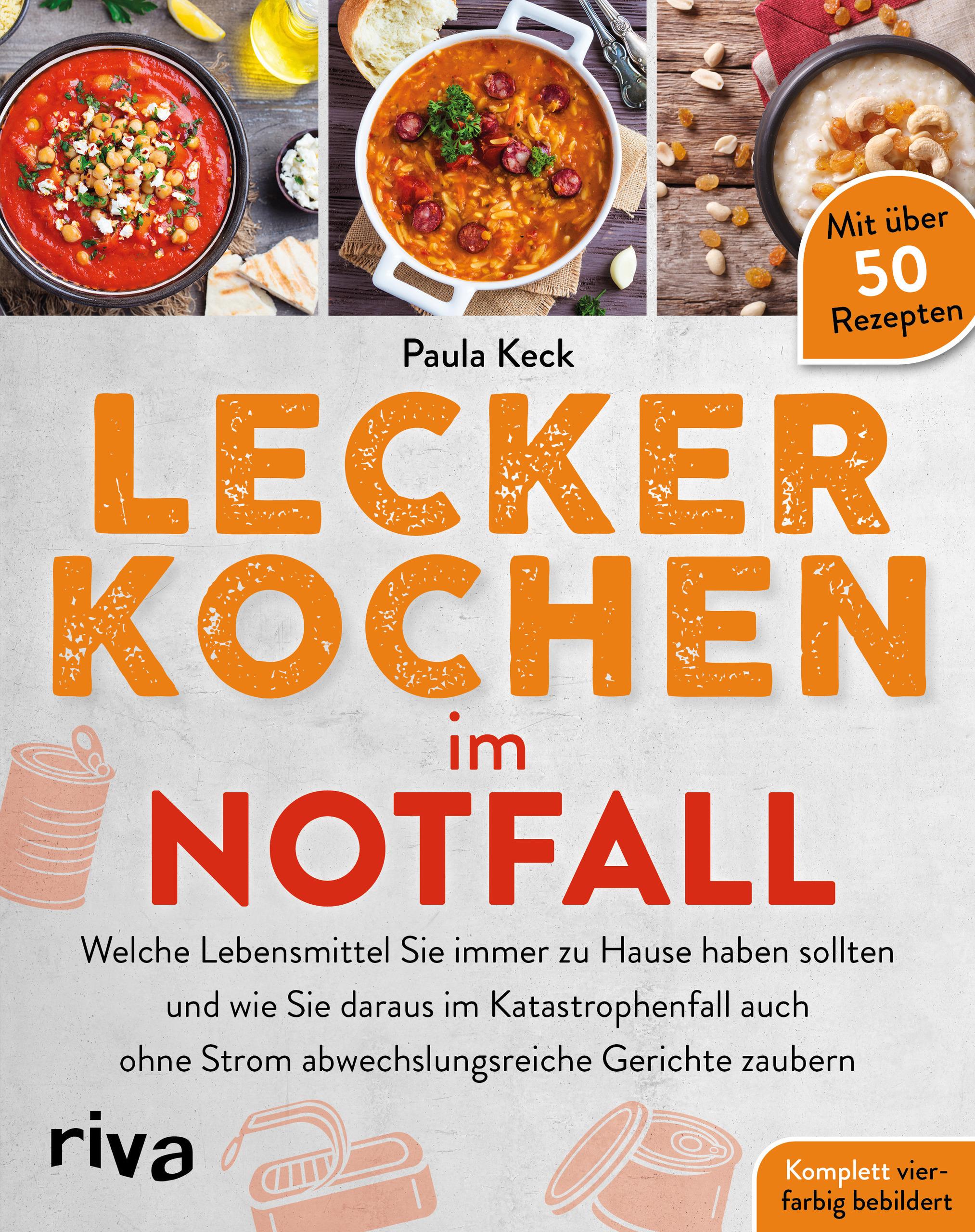 Vorderes Coverbild Lecker kochen im Notfall