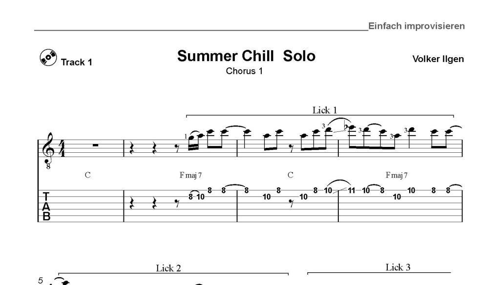 Beispielinhalt (Bild) Einfach improvisieren