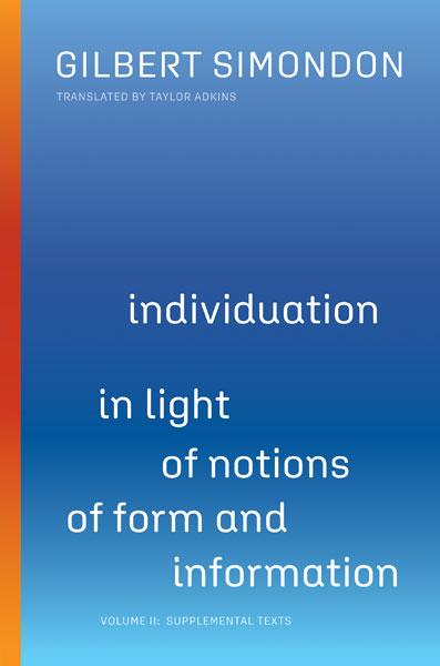 Vorderes Coverbild Individuation in Light of Notions of Form and Information