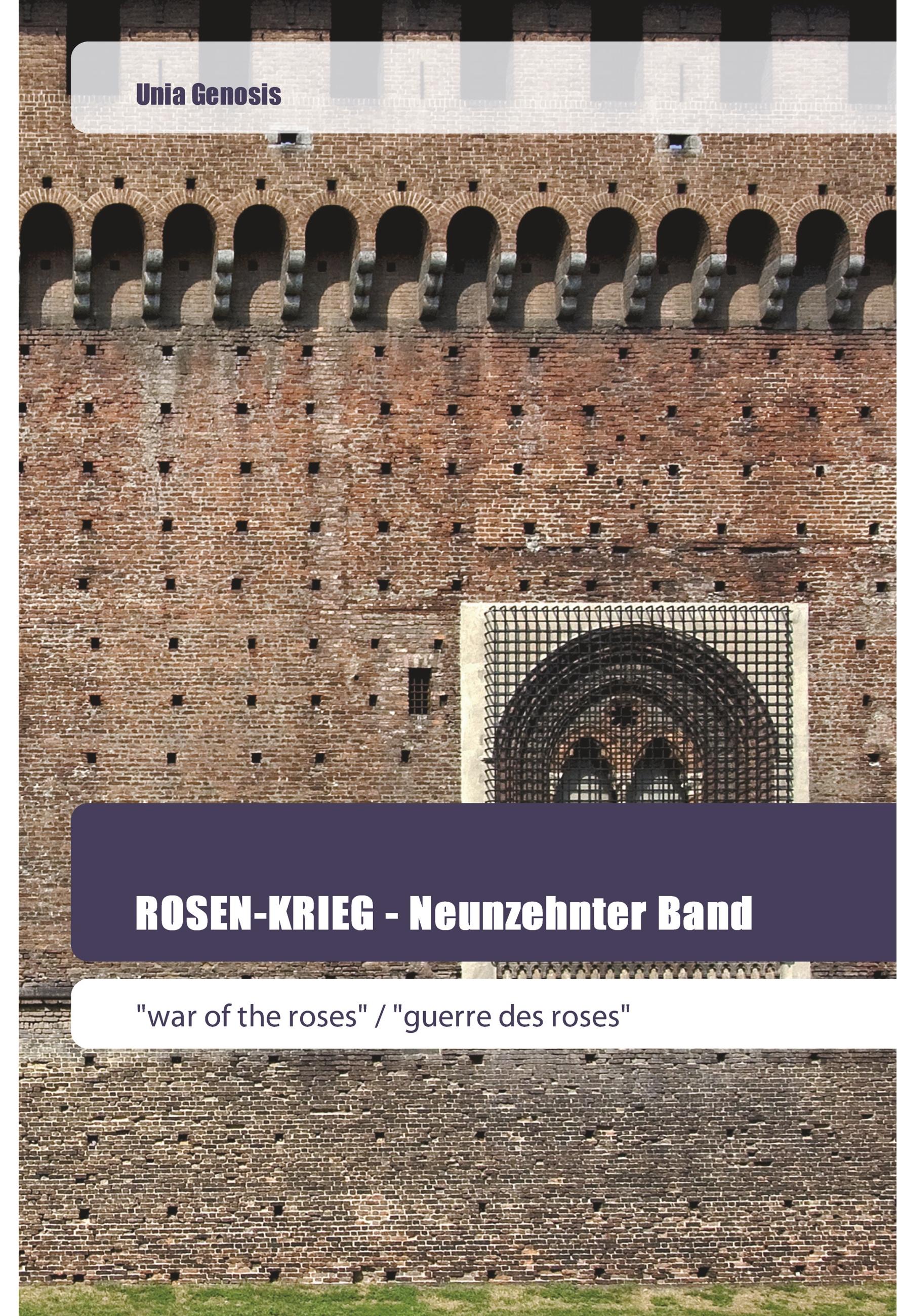 Vorderes Coverbild ROSEN-KRIEG - Neunzehnter Band