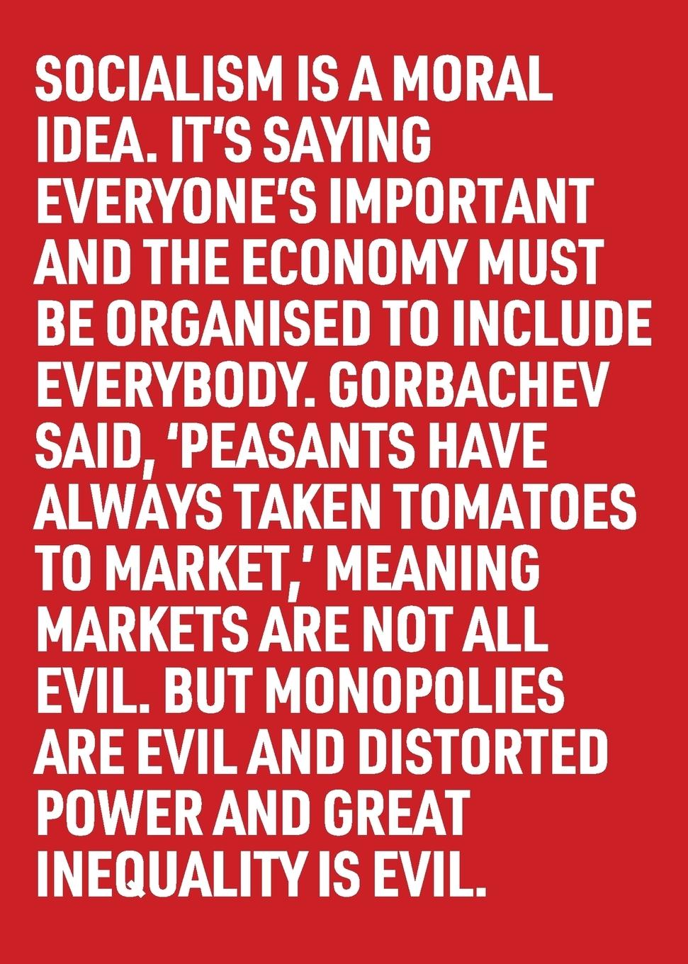 Vorderes Coverbild Socialism Is a Moral Idea