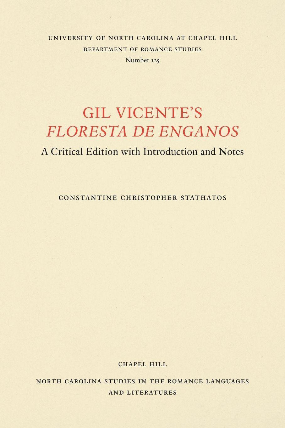 Vorderes Coverbild Gil Vicente's Floresta de enganos