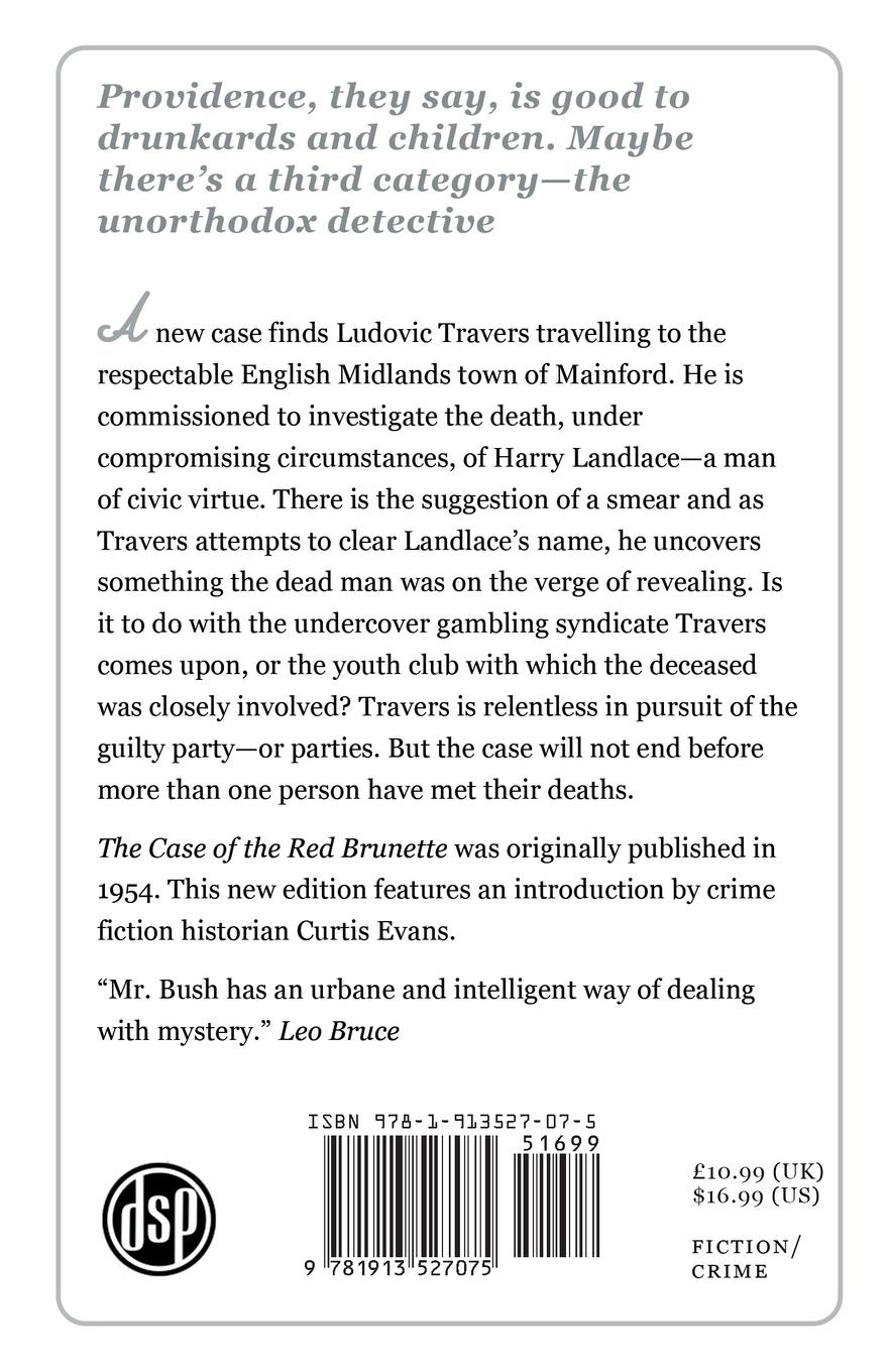 Rückseitencover The Case of the Red Brunette