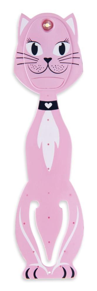 Vorderes Coverbild Flexilight Animal Leselicht (Pink Katze) | | 2 in 1 Leselampe & Lesezeichen | LED Leselicht | Geschenk für Leser, Buchliebhaber | Deutsche Ausgabe