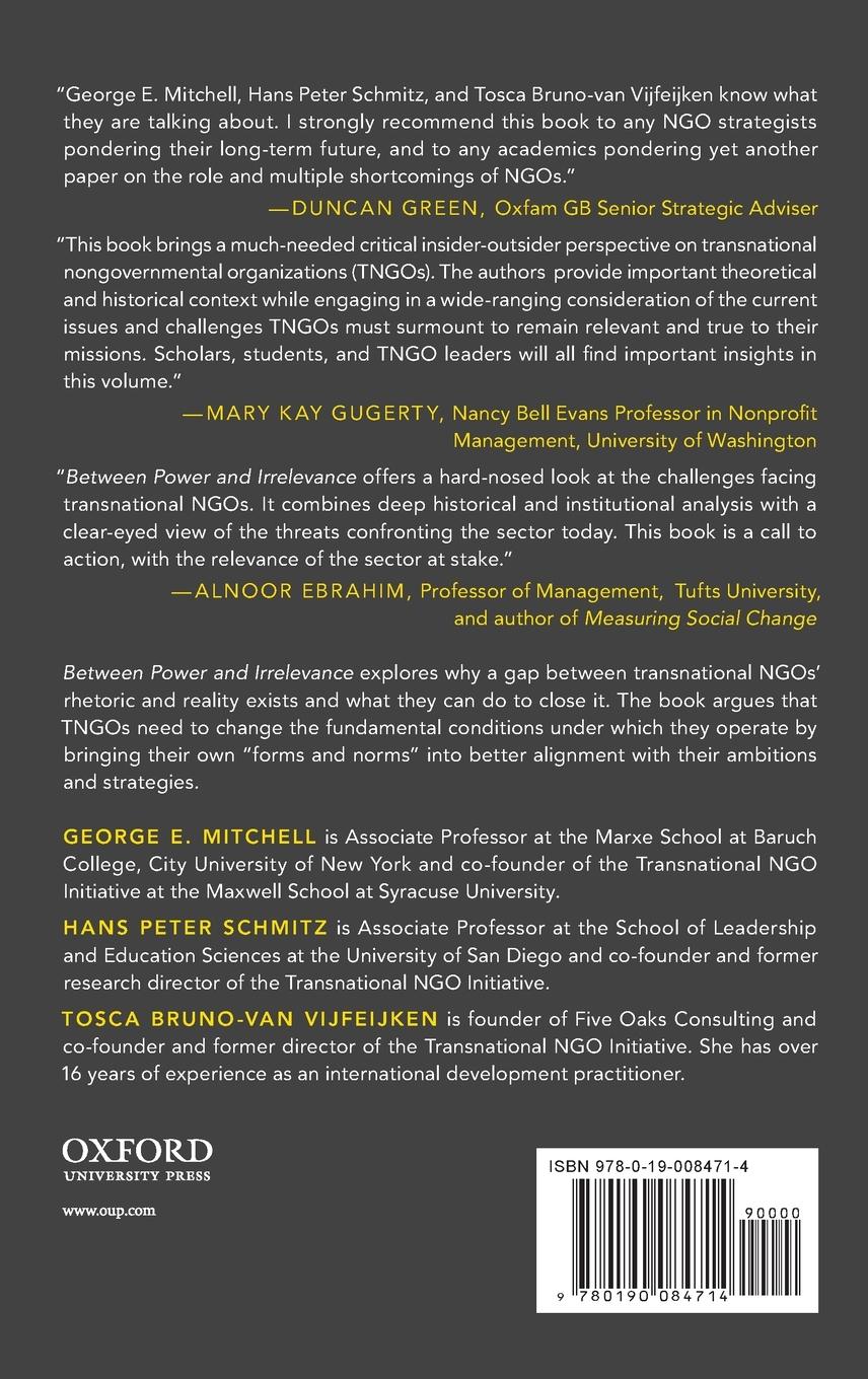 Rückseitencover Between Power and Irrelevance