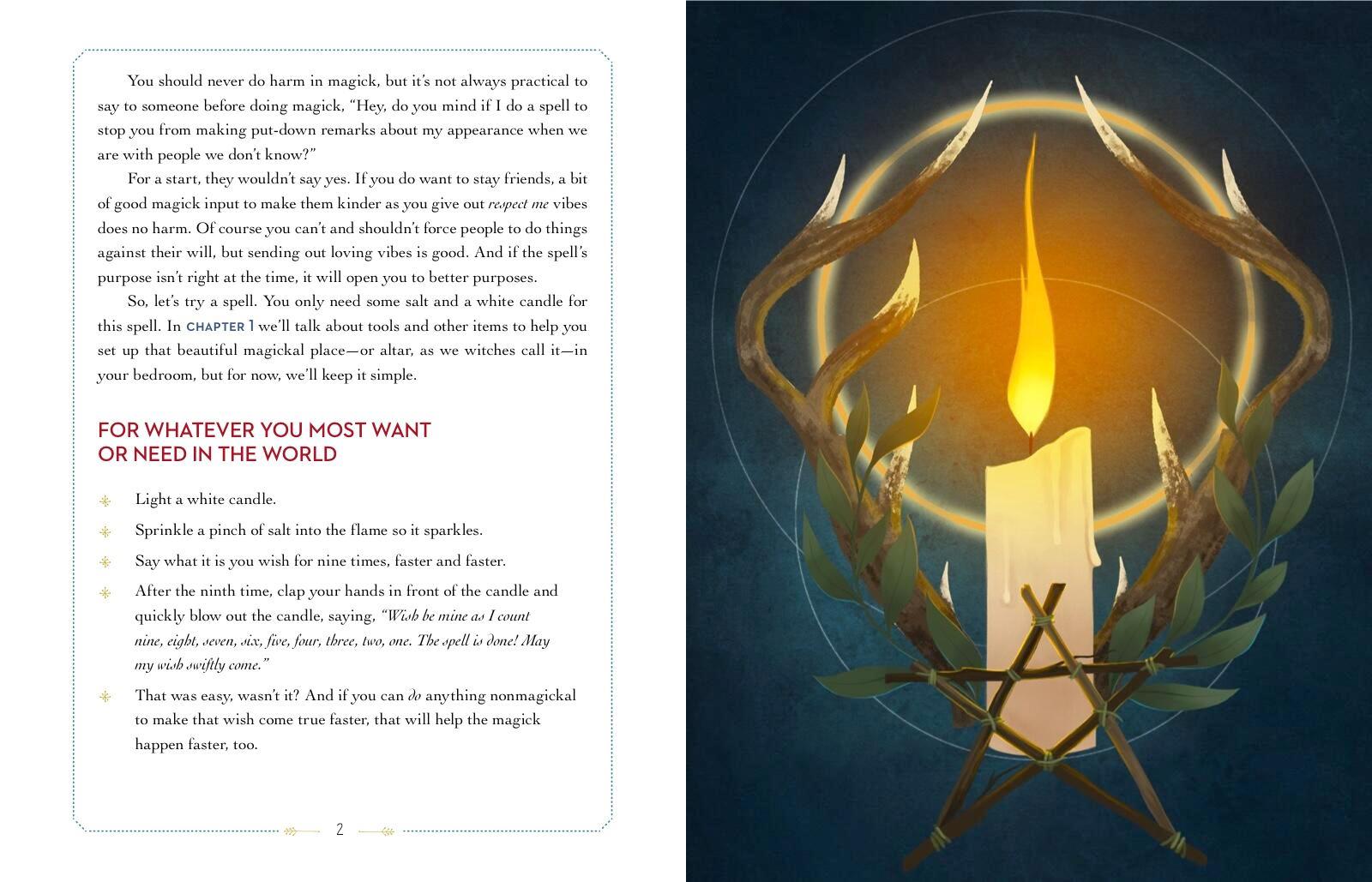 Beispielinhalt (Bild) The Young Witch's Guide to Magick