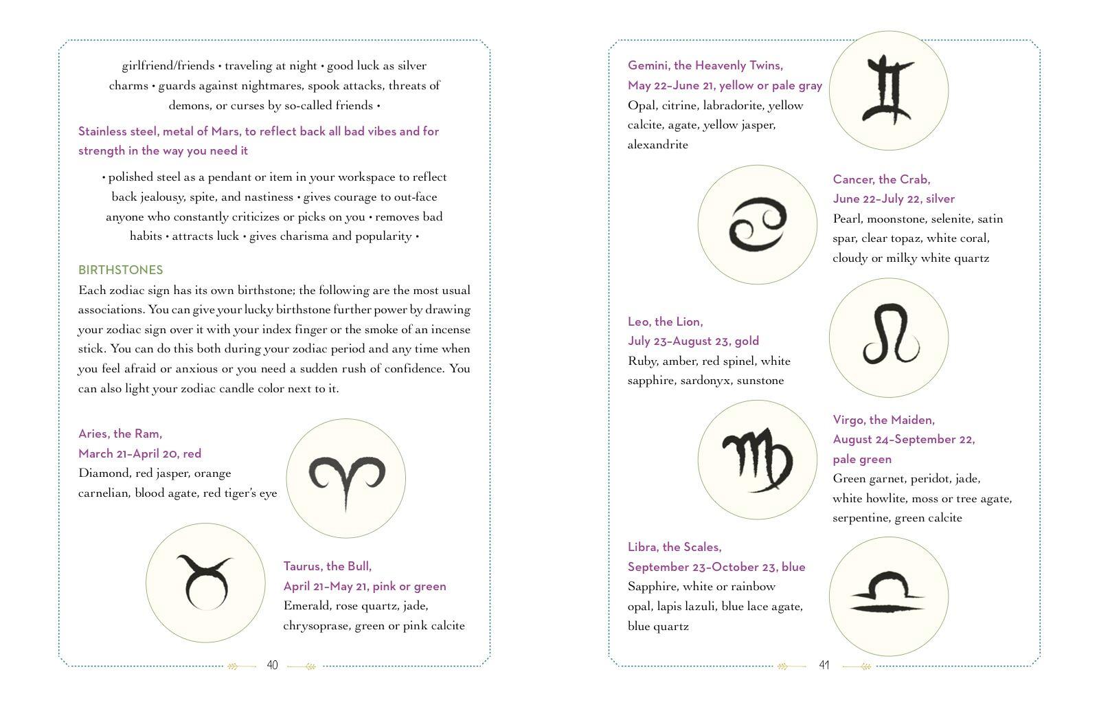 Beispielinhalt (Bild) The Young Witch's Guide to Magick